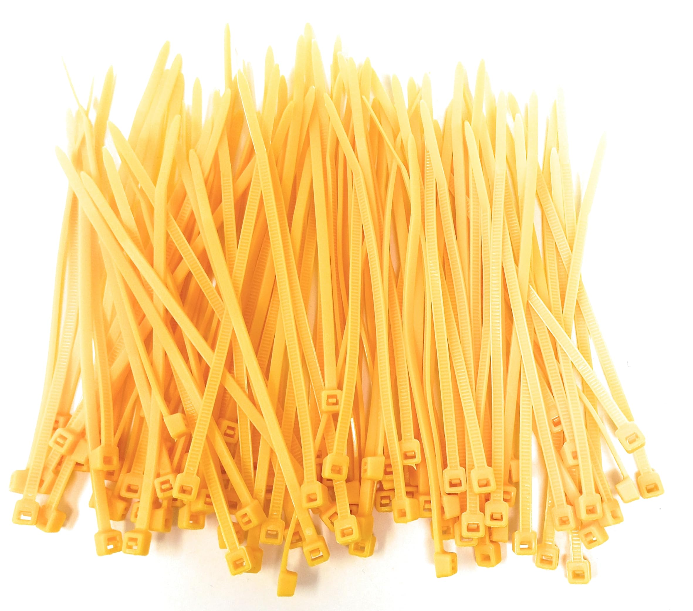 Nylon Cable Ties, 100mm x 2.5mm, Pack of 100, Plastic Zip Tie Wraps, Self-Locking