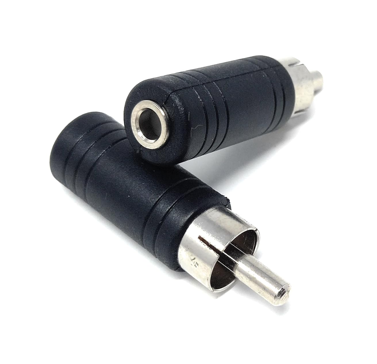 DRUT 3.5mm Mono Jack Socket to RCA Phono Socket Plug Audio Cable Lead Adapter