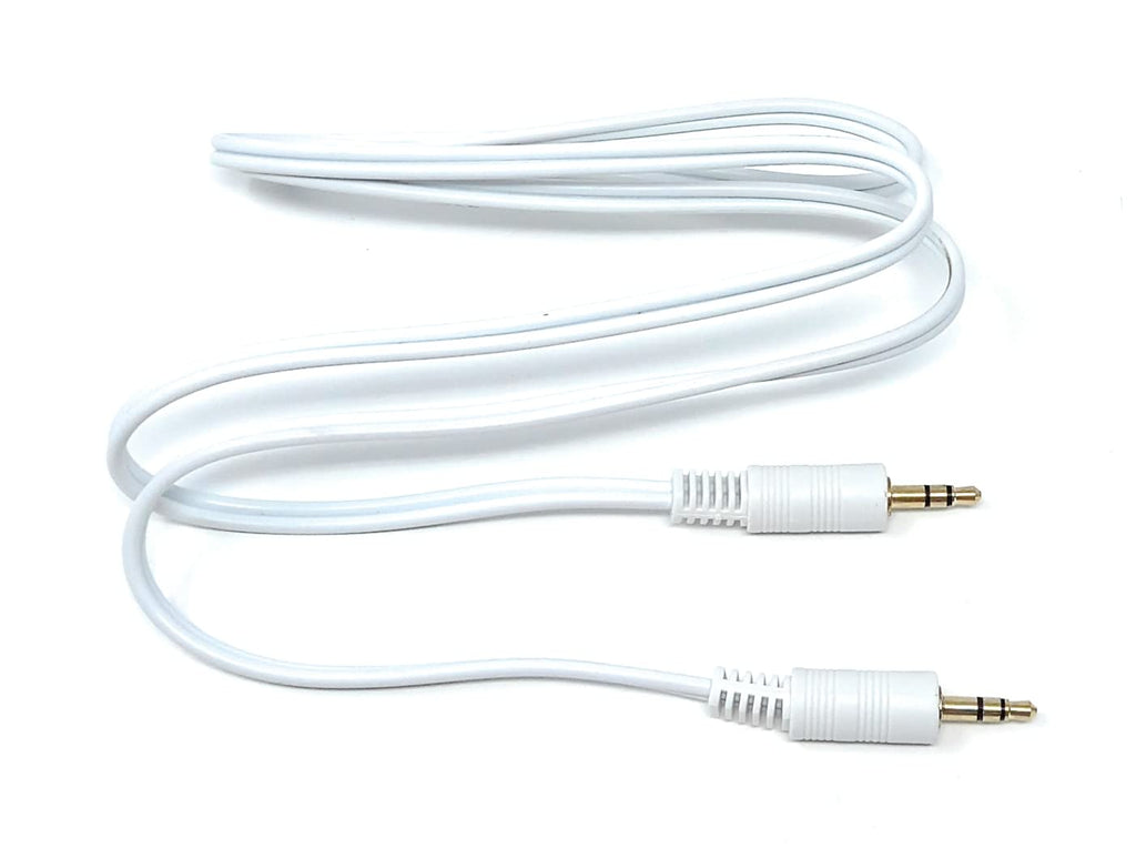 DRUT 3.5mm to 3.5mm Stereo Audio AUX Cable Gold Connectors, Small 3 pin Jack to Jack Speaker Lead