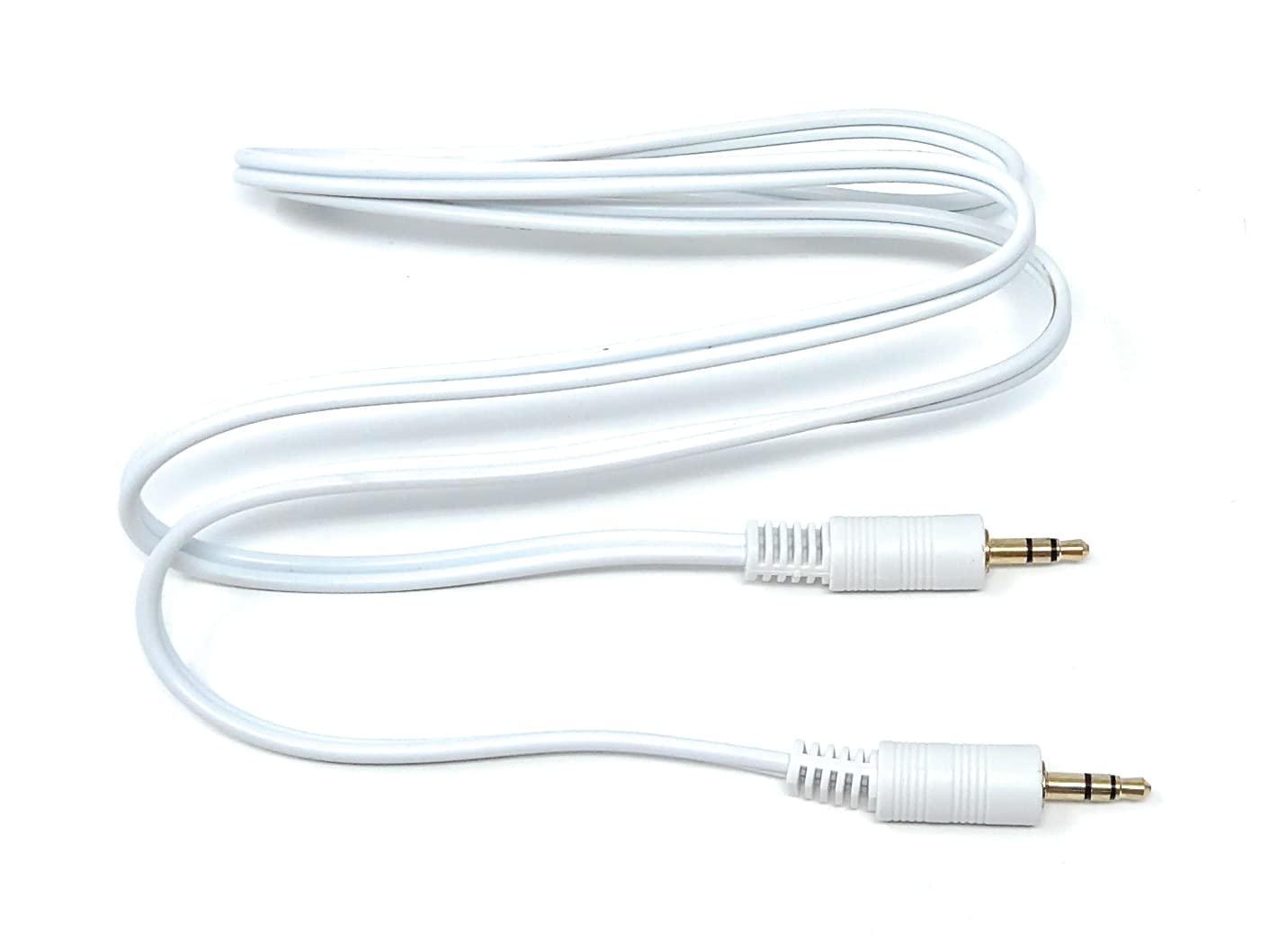 DRUT 3.5mm to 3.5mm Stereo Audio AUX Cable Gold Connectors, Small 3 pin Jack to Jack Speaker Lead