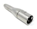 DRUT XLR Male 3 Pins to 6.35mm Mono Jack Socket Cable Microphone Music Instrument Adapter Converter