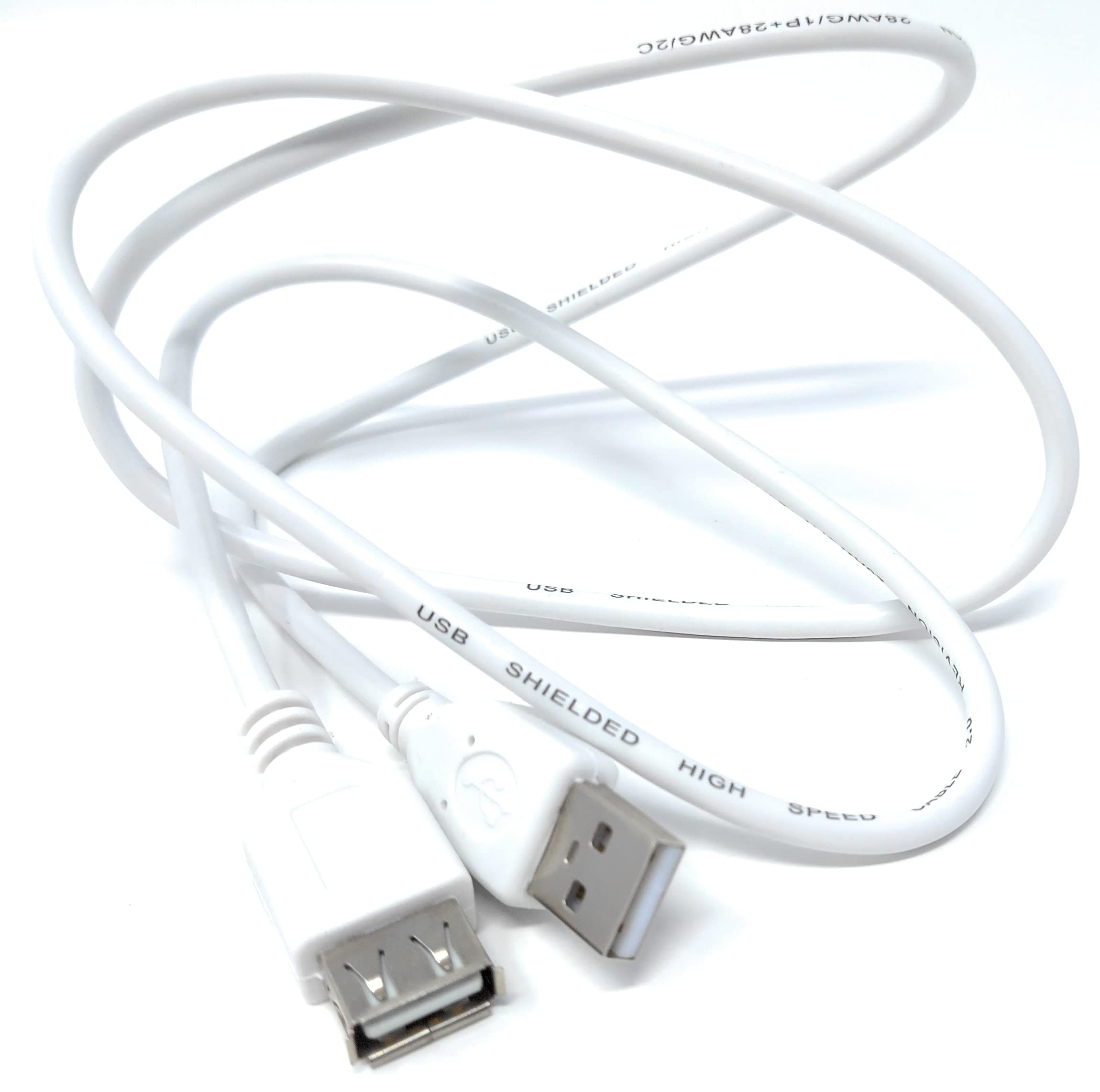 DRUT USB Male to USB Female 2.0 24AWG High Speed EXTENSION Cable A Plug to Socket