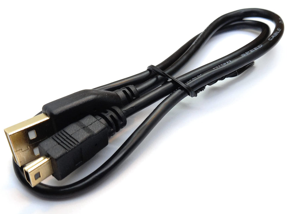 Mini USB to USB 24AWG 2.0 Hi-Speed 2.0 A-Male to Mini-B 5pin Cable Power & Data Lead