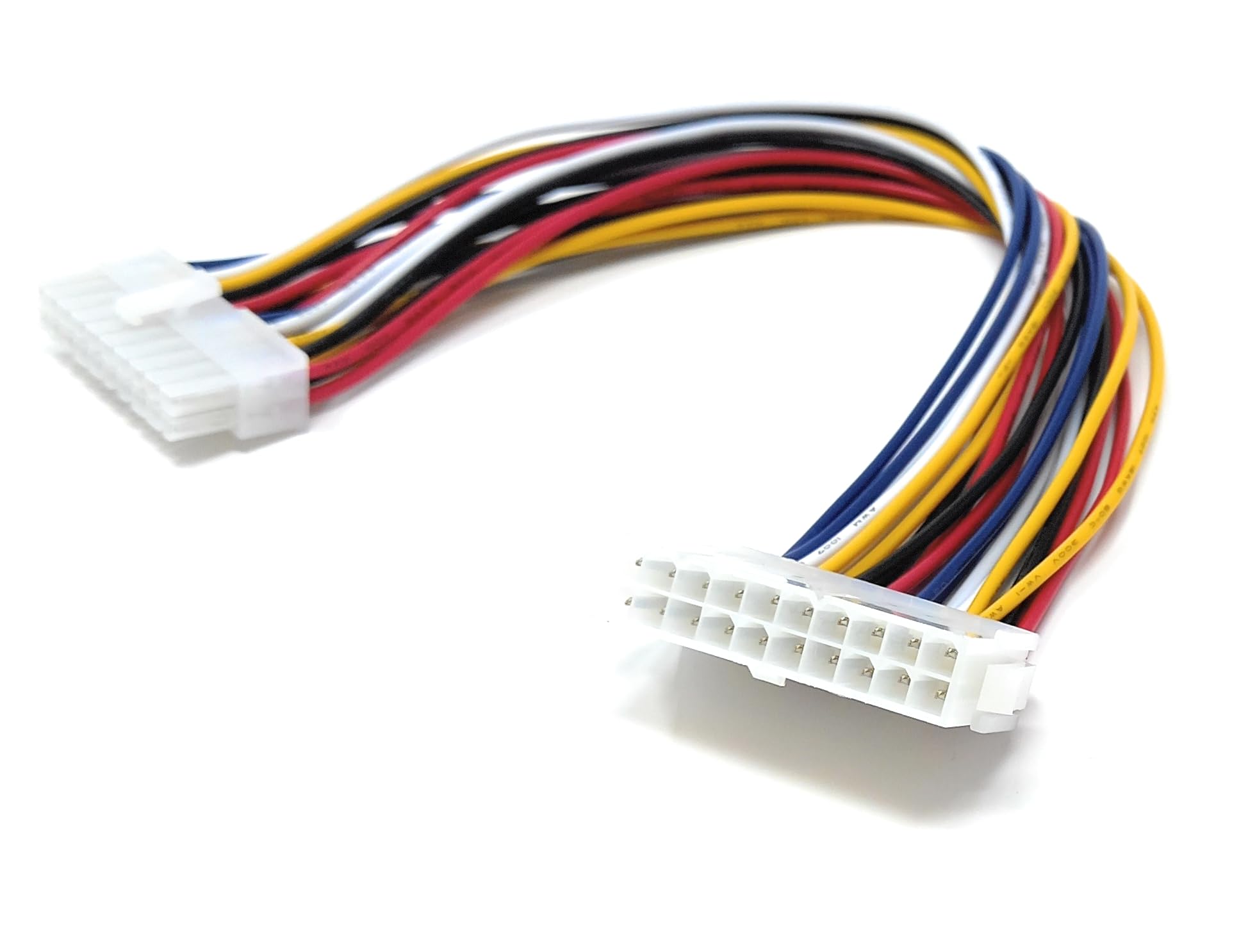DRUT 30cm ATX 20 pin Power Extension Cable Male to Female, power Connector From the PSU to The Motherboard 1ft