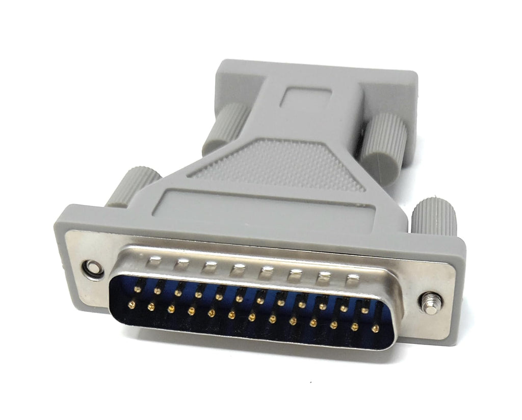 DRUT DB9 Female to DB25 Male Serial Adapter, 9-Pin to 25-Pin RS-232 Connector, Legacy Device Compatible