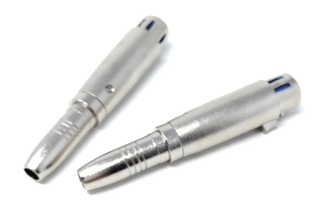 DRUT XLR Female 3 Pins to 6.35mm Mono Jack Socket Cable Microphone Music Instrument Adapter Converter