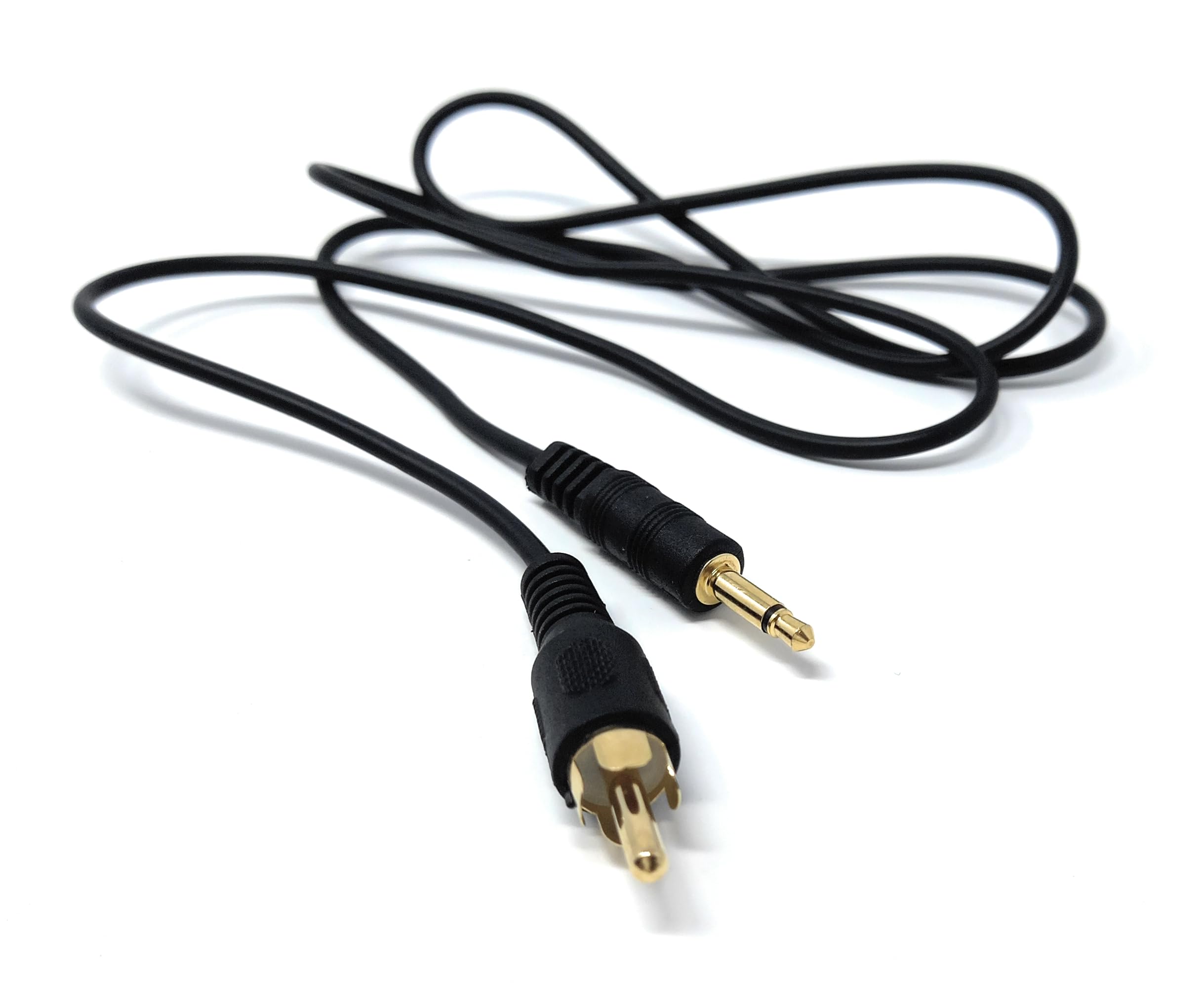 DRUT 3.5mm Mono Jack Plug To RCA Phono Single Plug Lead Cable