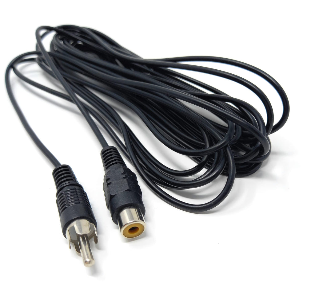 DRUT RCA to RCA Socket Mono Single Phono Extension Cable HI-FI/TV Audio Video Lead Cord
