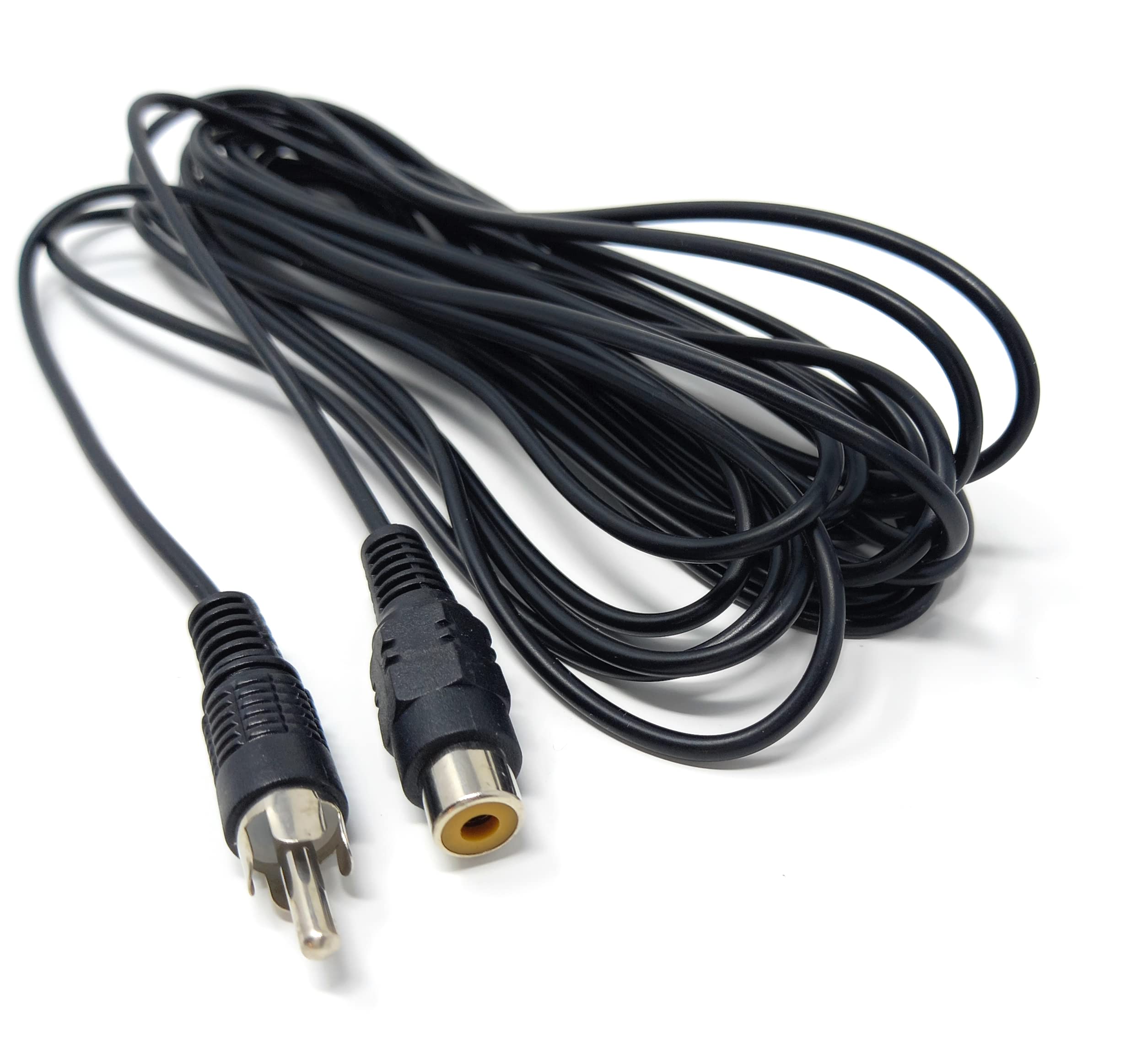 DRUT RCA to RCA Socket Mono Single Phono Extension Cable HI-FI/TV Audio Video Lead Cord