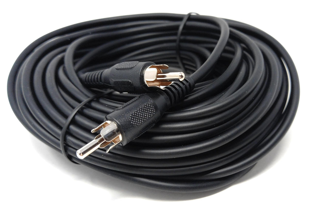 DRUT Single RCA to RCA Phono Plug to Plug Audio Cable, Speaker Male to Male Lead