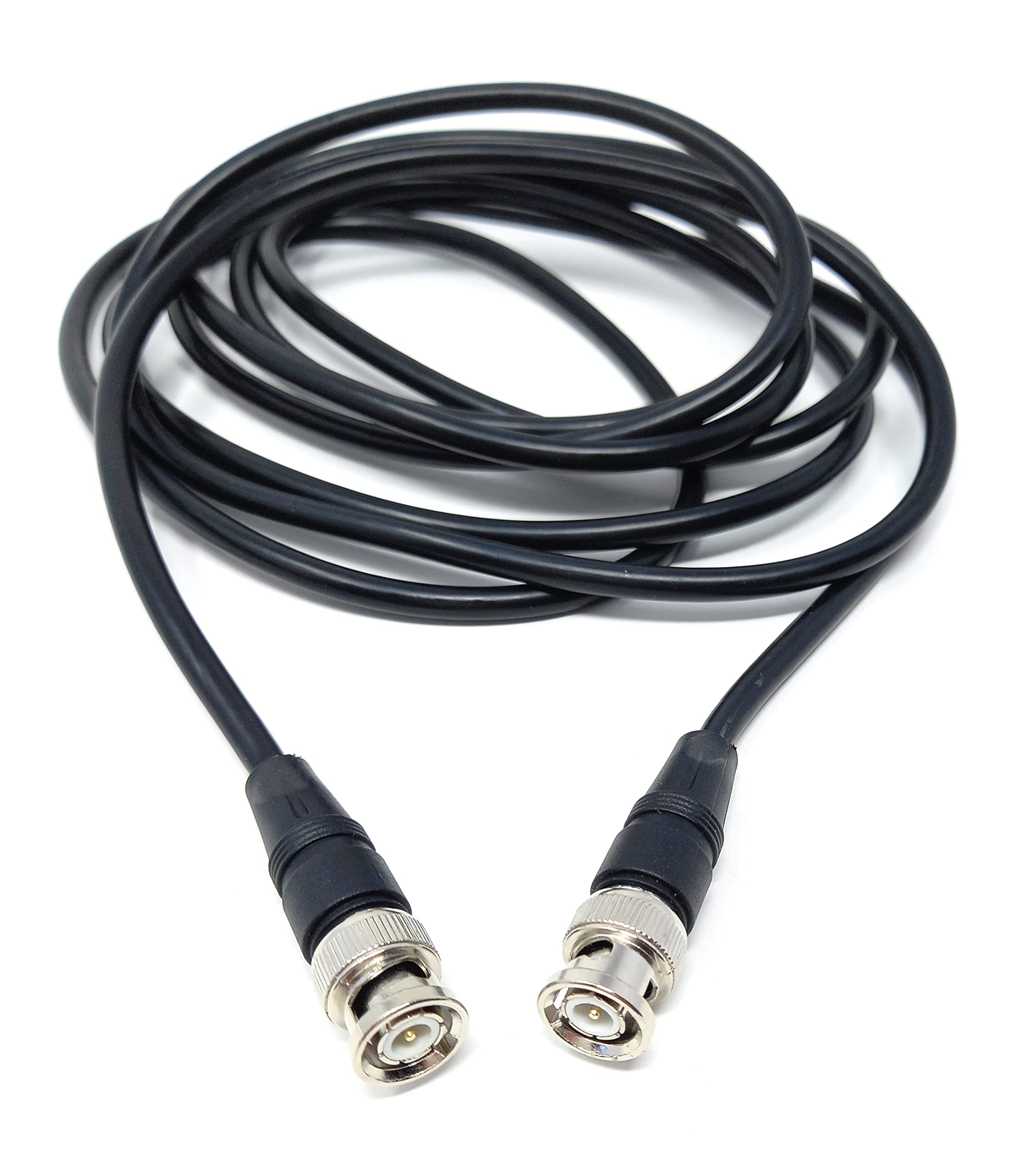 DRUT BNC Male to BNC Male Coax Lead 50 Ohm RG58/58U Coaxial Cable for Analogue and Serial Digital Interface Video Signals and CCTV Camera Equipment