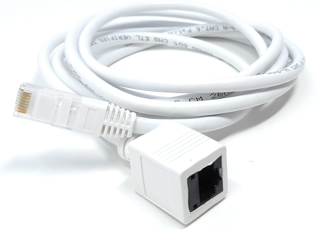 DRUT Cat6 Ethernet Extension Cable - RJ45 Male to Female Extender, Supports Cat8/Cat7/Cat6/Cat5e/Cat5 Standards, Gigabit LAN Network Patch Cord for PC, Switch, Router, Game Console