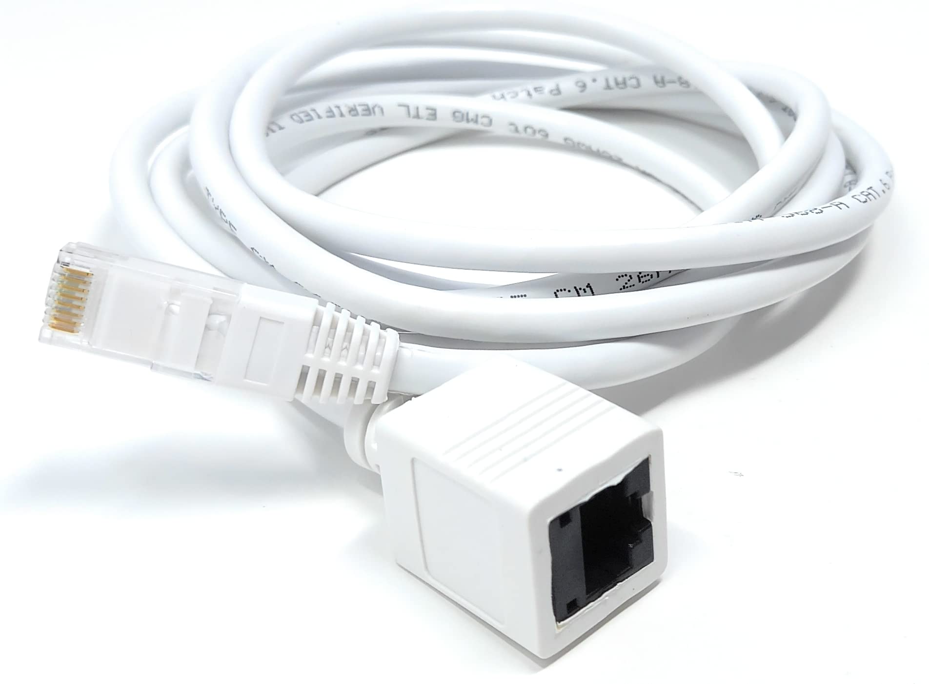 DRUT Cat6 Ethernet Extension Cable - RJ45 Male to Female Extender, Supports Cat8/Cat7/Cat6/Cat5e/Cat5 Standards, Gigabit LAN Network Patch Cord for PC, Switch, Router, Game Console