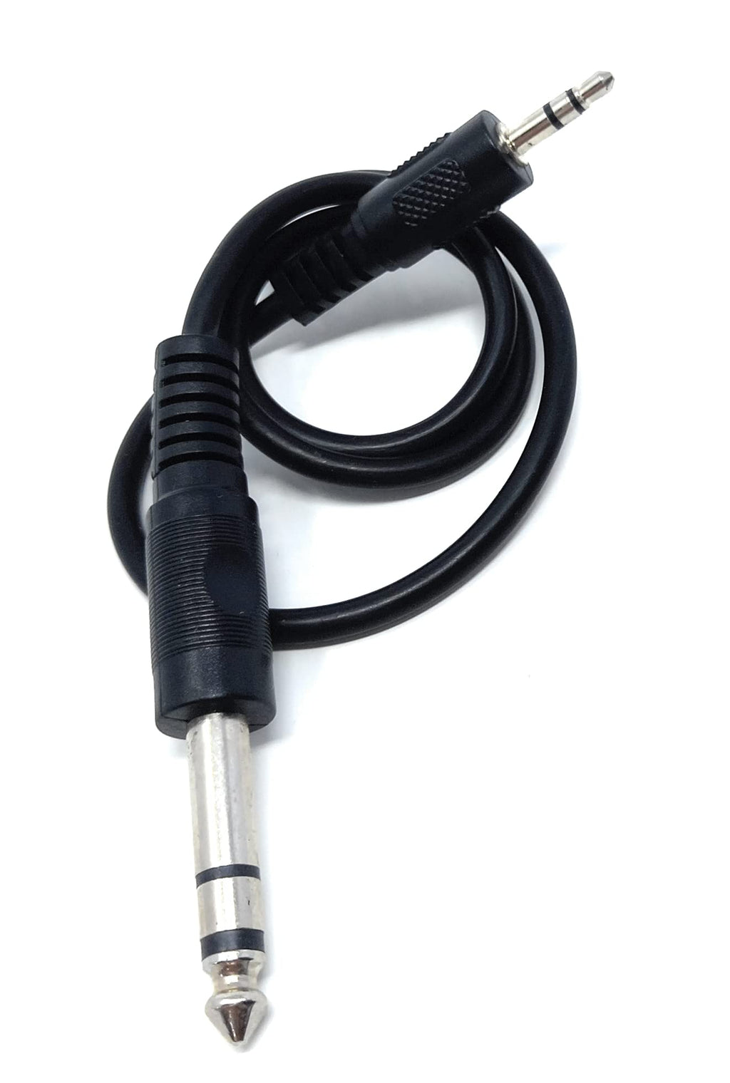 DRUT 3.5mm to 6.35mm (1/4") Stereo Jack Plug to Plug, Male to Male Audio Lead Cable