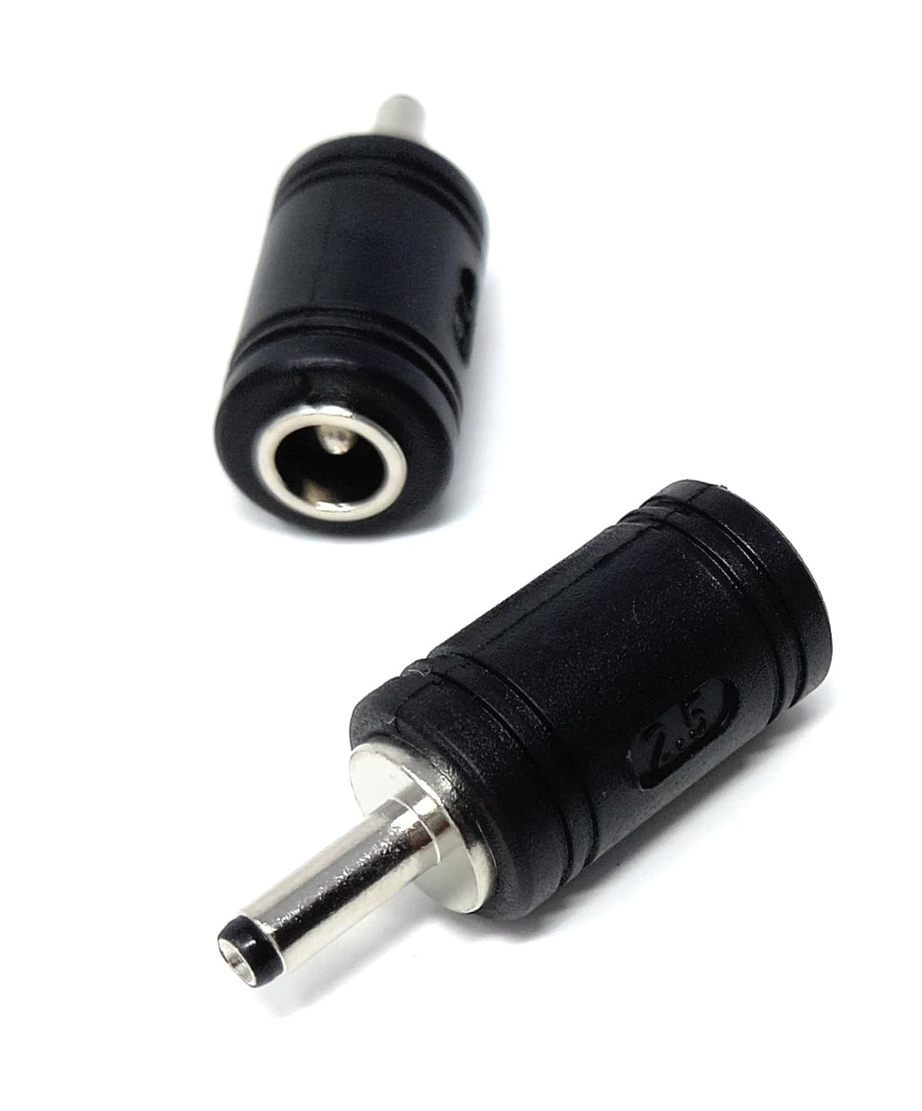 DRUT 3.5mm x 1.3mm Jack to 5.5 x 2.5mm DC In Line Socket, Jack to DC Jack Plug Cable Converter Adapter