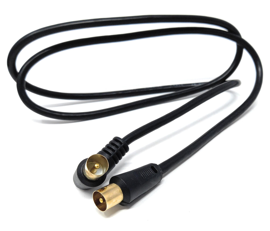DRUT TV Male to Male Plug Coaxial Cable RG6 Aerial Digital Antenna RF Fly Lead Cable