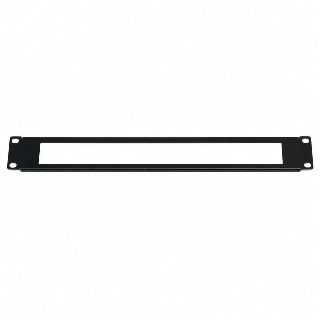 White Brush Cable Management Panel 19 Inch 1U, Universal Rack Mount Cable Entry Brush Strip for Data Cabinet, Server Rack, Network Cabinet & Patch Panel Organisation