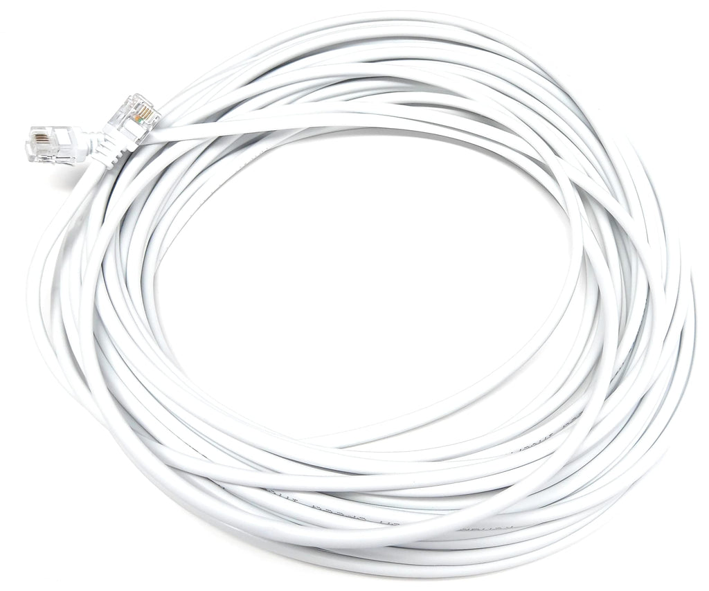 RJ11 to RJ11 ADSL 2 High Speed Broadband Modem Telephone Cable Transmits Data Up to 100 Mbits/sec, 26 AWG Supports Analogue or Digital (DSL/ISDN) Applications