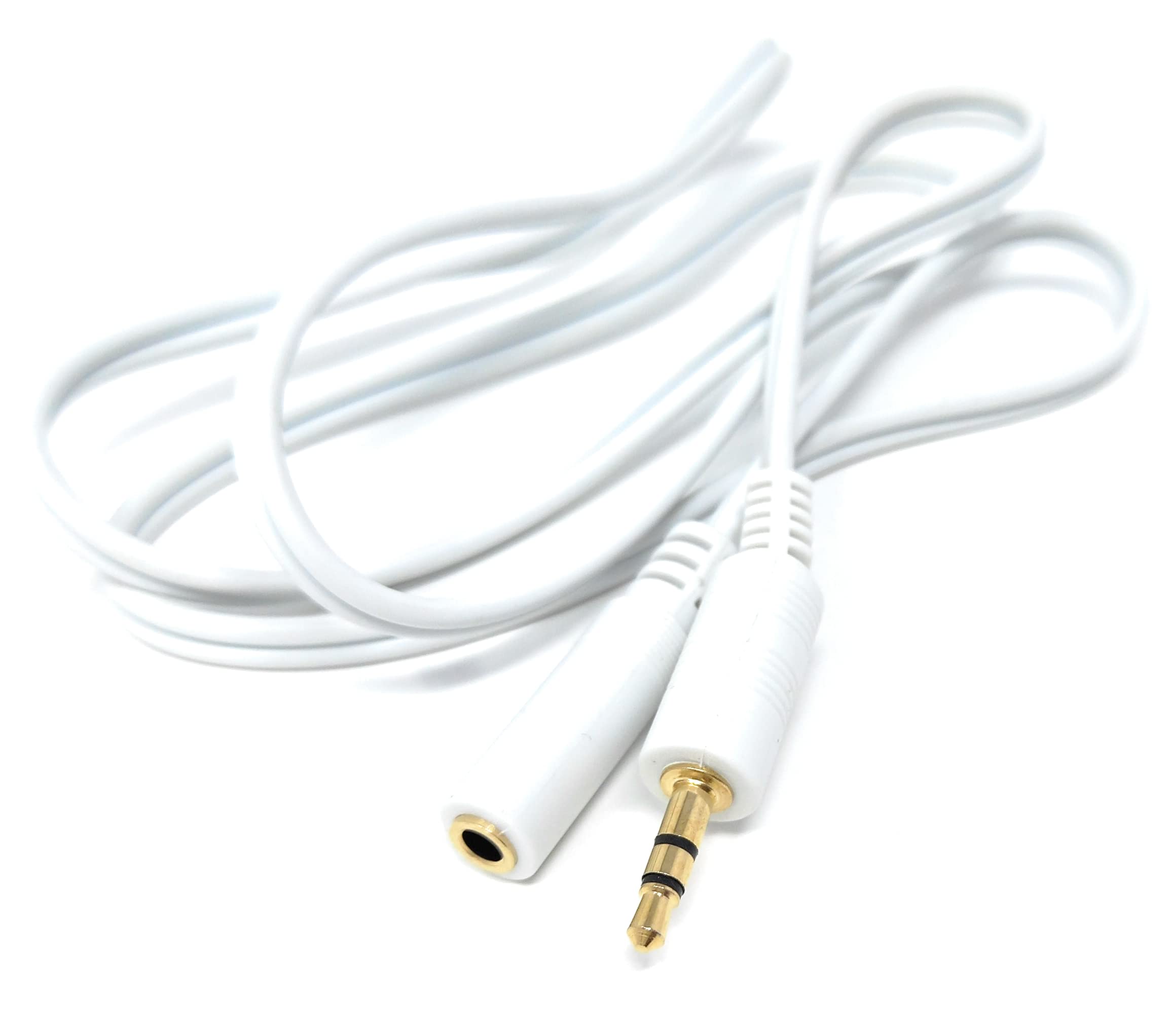 DRUT 3.5mm to 3.5mm Stereo Audio Extension Cable Lead Male to Female Gold Connectors