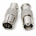DRUT BNC Socket to TV RF Coax Female Adapter, Female to Female Connector for CCTV, Radio and External Antenna, Durable Signal Converter 1pcs.
