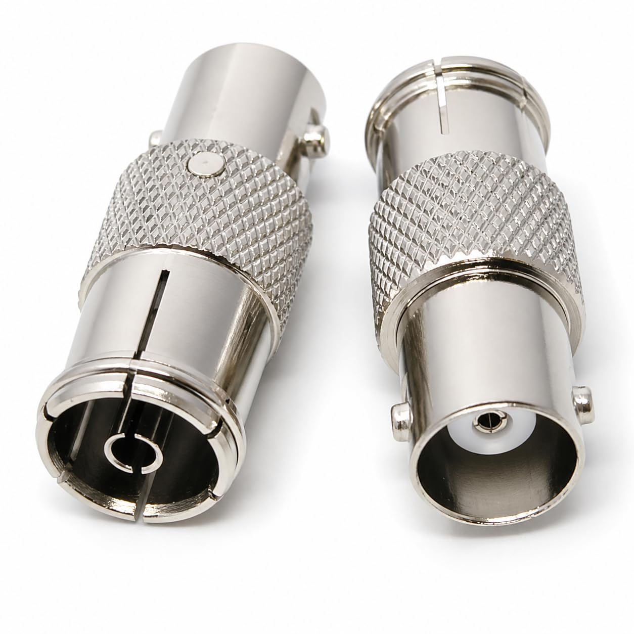 DRUT BNC Socket to TV RF Coax Female Adapter, Female to Female Connector for CCTV, Radio and External Antenna, Durable Signal Converter 1pcs.