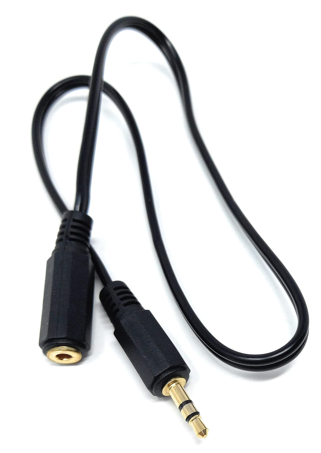 DRUT 3.5mm to 3.5mm Stereo Audio Extension Cable Lead Male to Female Gold Connectors