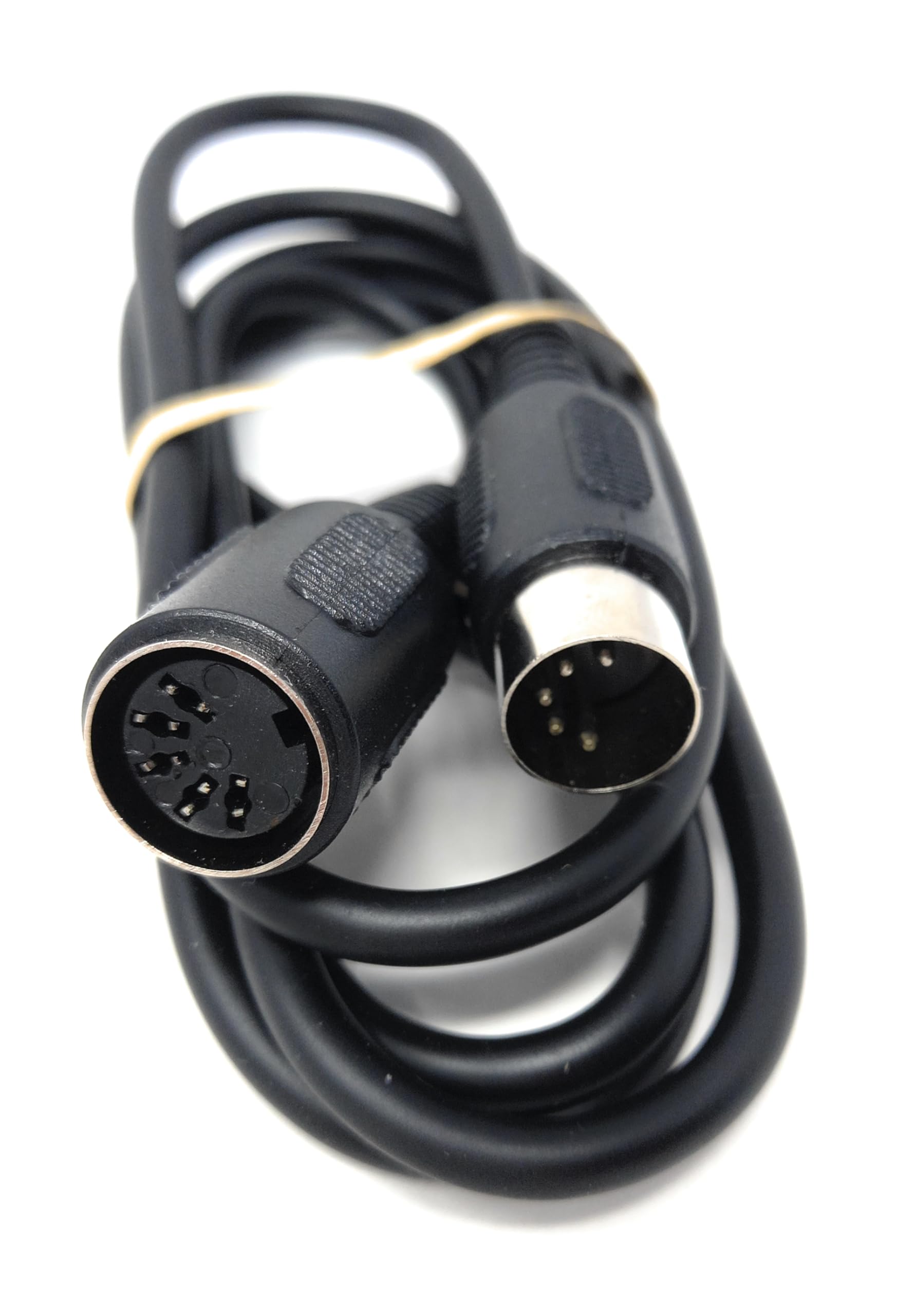 DRUT MIDI 5-PIN DIN Extension Cable, Male to Female, for MIDI Keyboard, Electric Piano, Synthesiser, MIDI Guitar