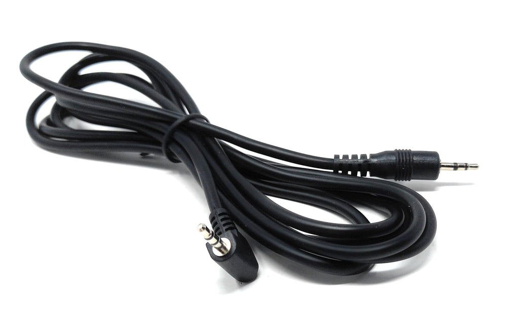 DRUT 2m 2.5mm Right Angled Stereo Jack to 2.5mm Stereo Jack Plug Audio Cable 6.5ft