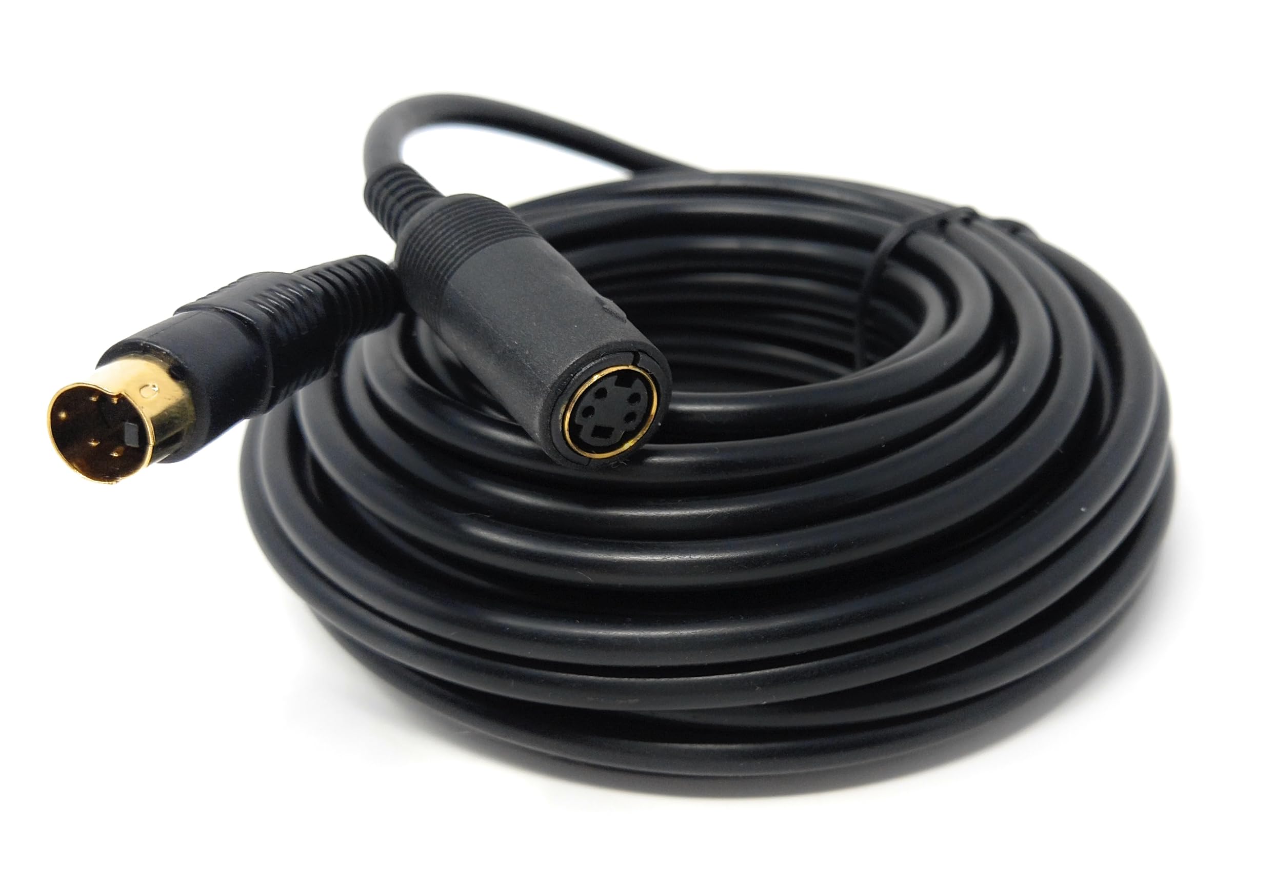 DRUT S-Video Extension Cable, 4 Pin Mini Din (Male to Female) Lead Cord