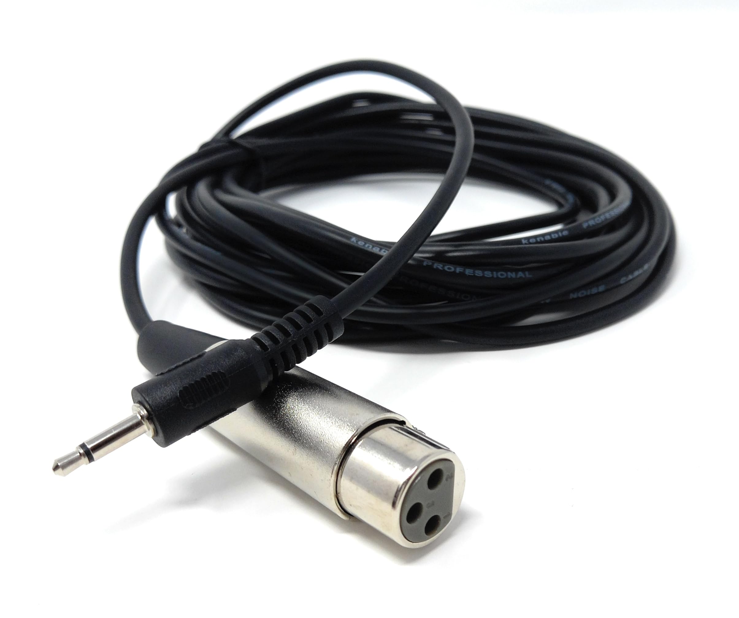 DRUT 3.5mm Mono AUX Jack to XLR Female Socket Microphone Lead Cable