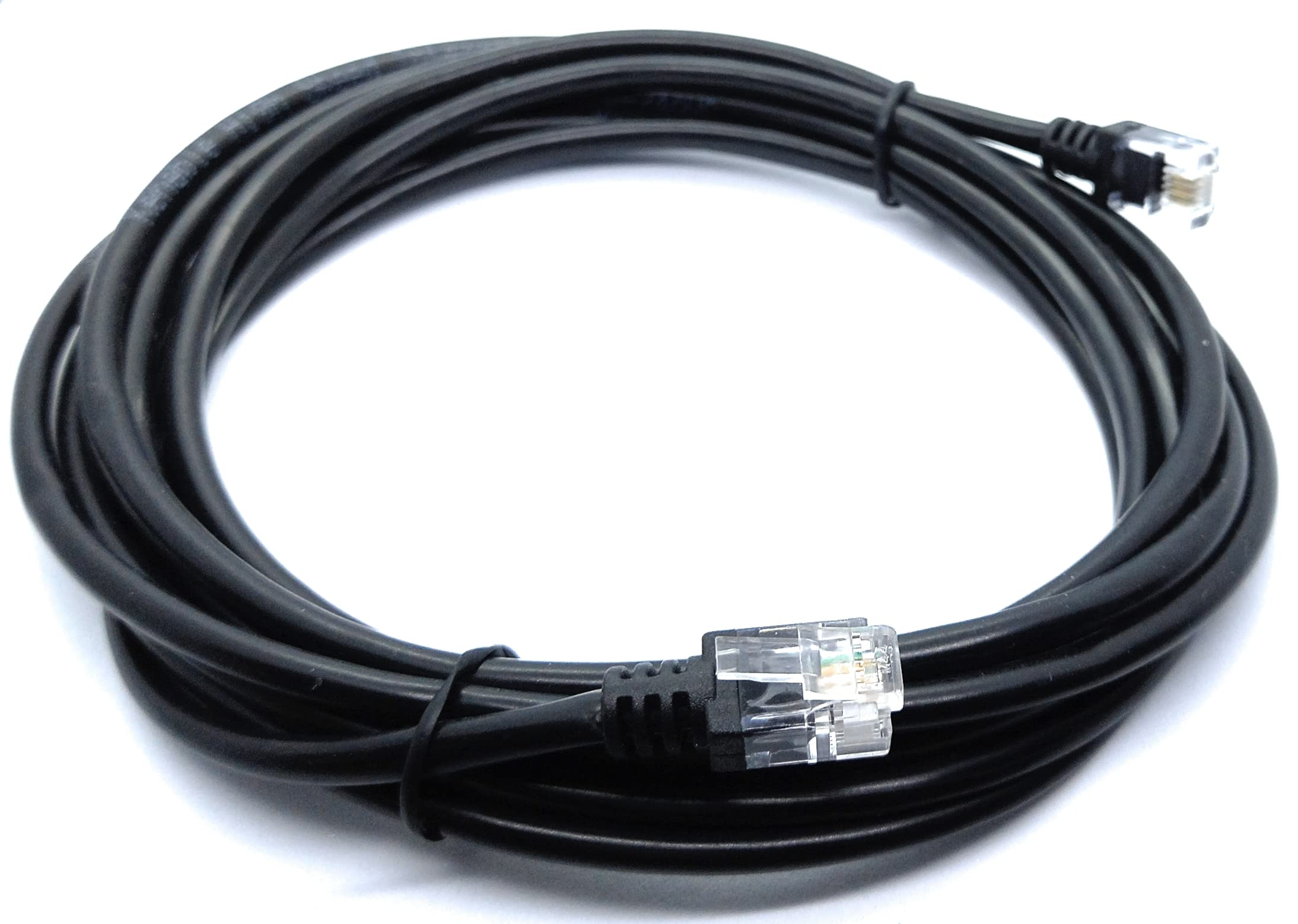 RJ11 to RJ11 ADSL 2 High Speed Broadband Modem Telephone Cable Transmits Data Up to 100 Mbits/sec, 26 AWG Supports Analogue or Digital (DSL/ISDN) Applications