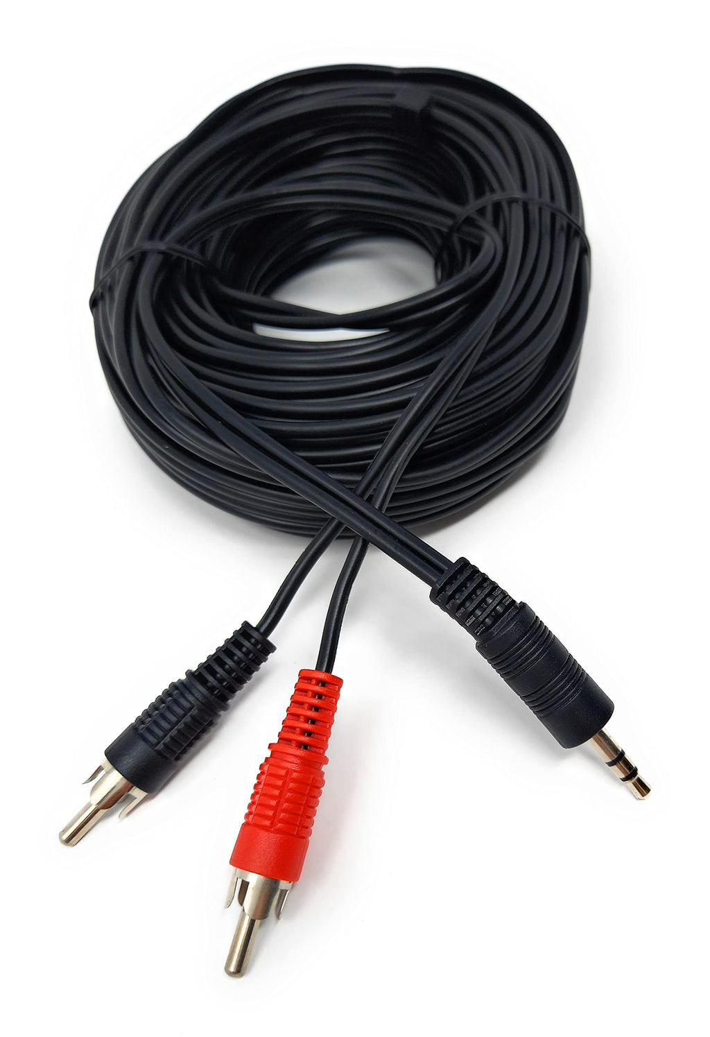 DRUT 3.5mm to Twin RCA Stereo Aux Phono Audio Cable Mini Jack Lead Cord Y Splitter Headphone Cord RCA Y Splitter Adapter