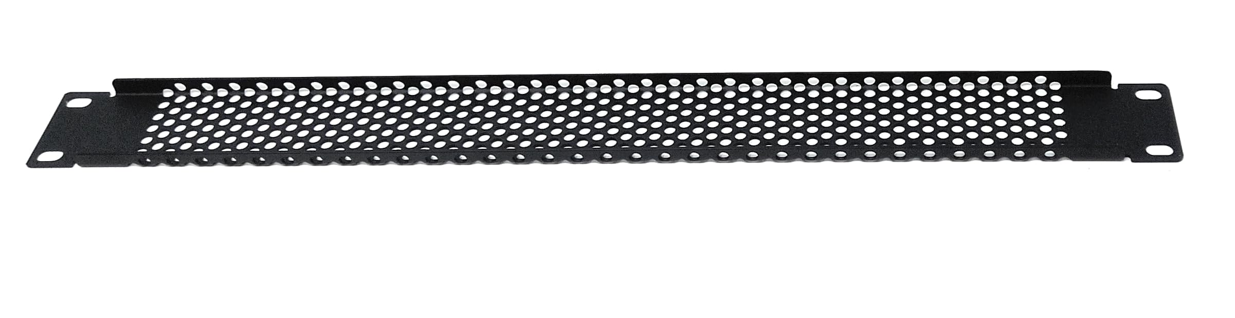 1U Mesh Vented Blanking Plate – Metal Panel for 19-Inch Rack, Server Cabinet, Network Enclosure, Improves Airflow & Cable Management