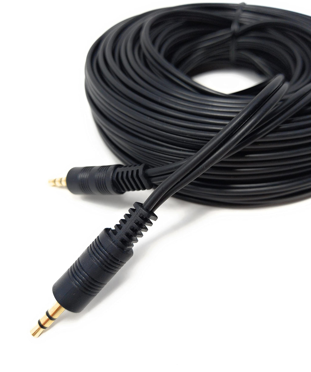 DRUT 3.5mm to 3.5mm Stereo Audio AUX Cable Gold Connectors, Small 3 pin Jack to Jack Speaker Lead