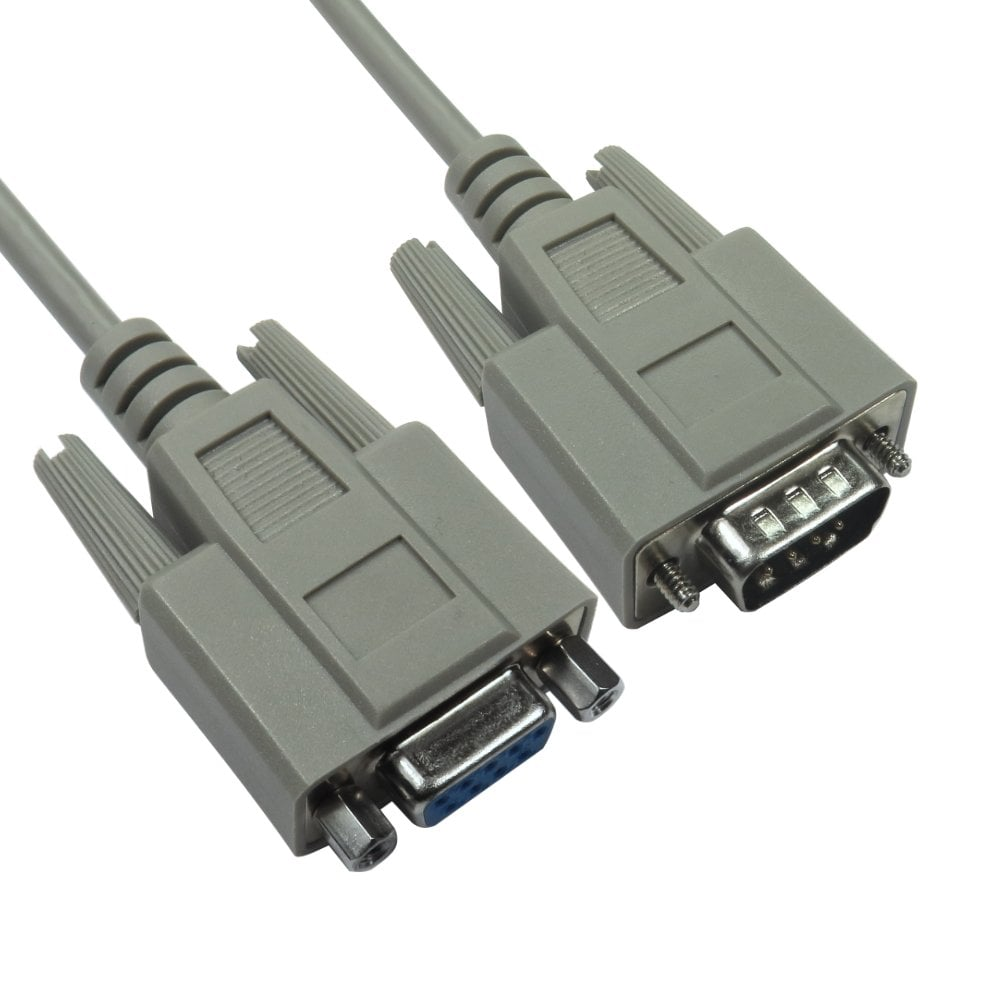 D9 9 Pin Straight Male to Female Extension Cable