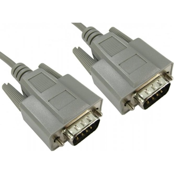 D9 male to D9 male 9 pin cable