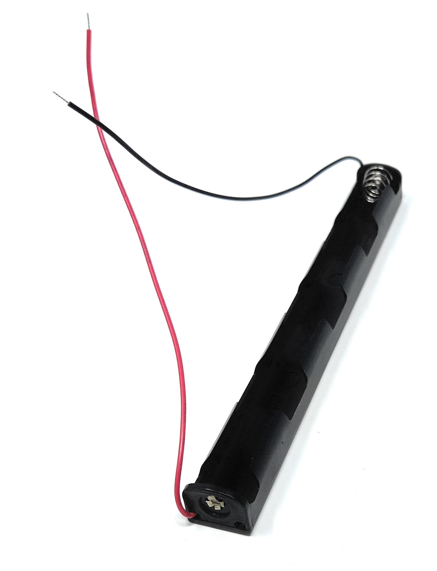 3 x AA Battery Holder Housing, Coil Spring Contact, 15cm Wired Leads