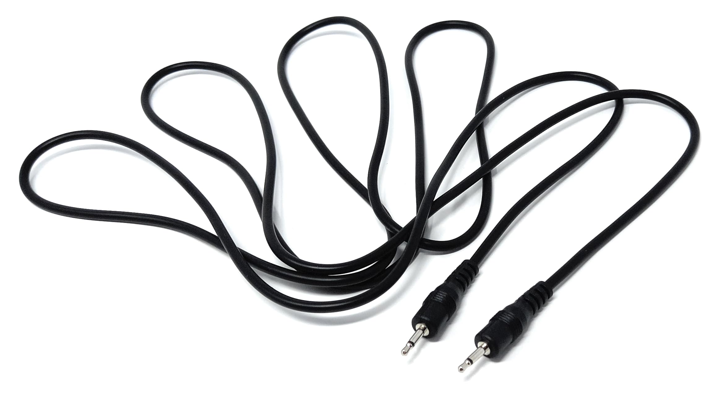 2.5mm Male to 2.5mm Male Mono Jack Plug to Plug Lead Audio Coax Cable
