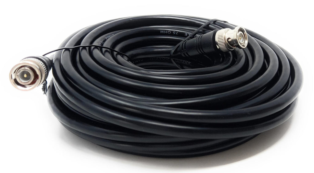DRUT BNC to BNC Cable Lead, Coaxial RG59/RG59U 75ohm for CCTV Video Camera, Male to Male Plugs