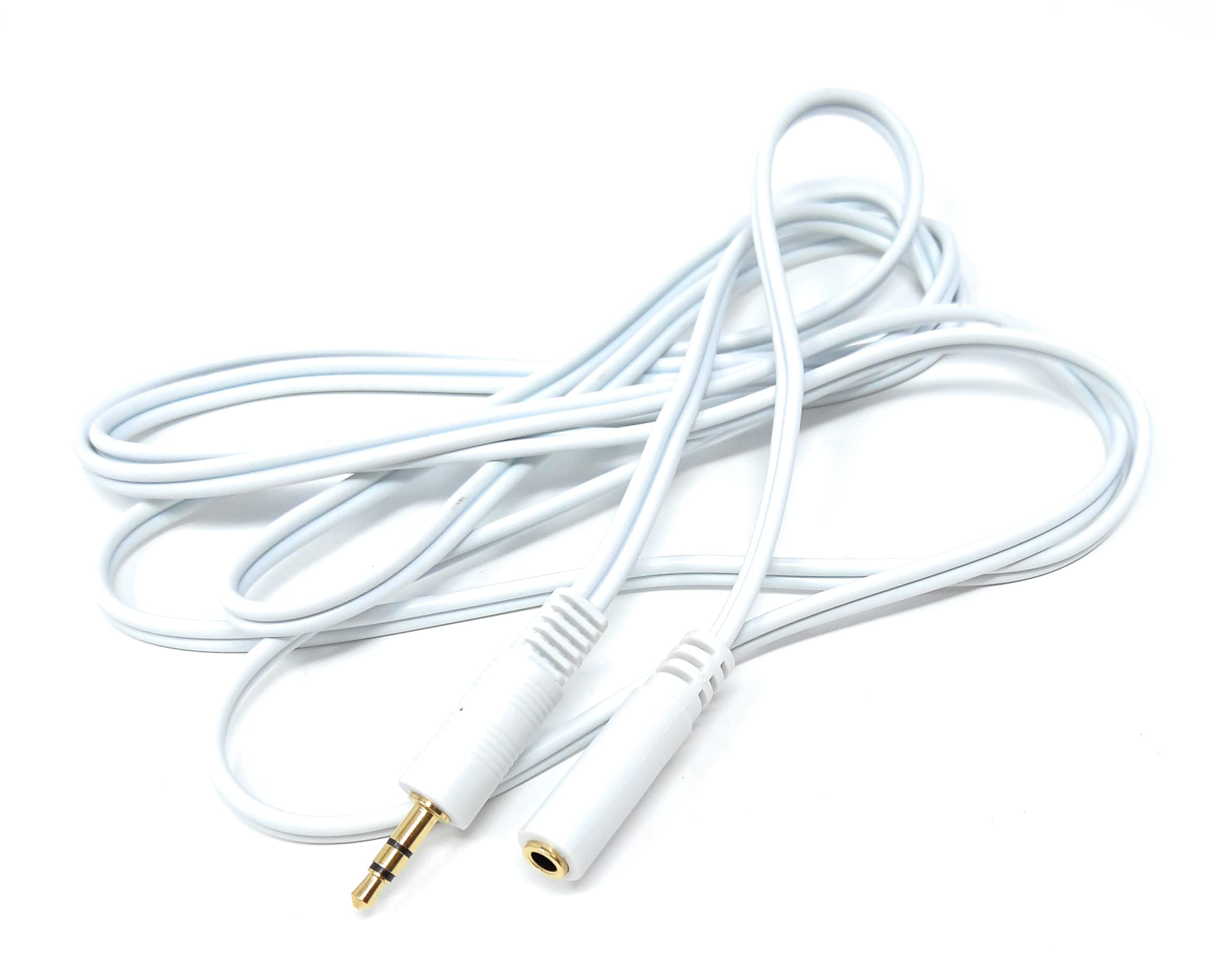 DRUT 3.5mm to 3.5mm Stereo Audio Extension Cable Lead Male to Female Gold Connectors