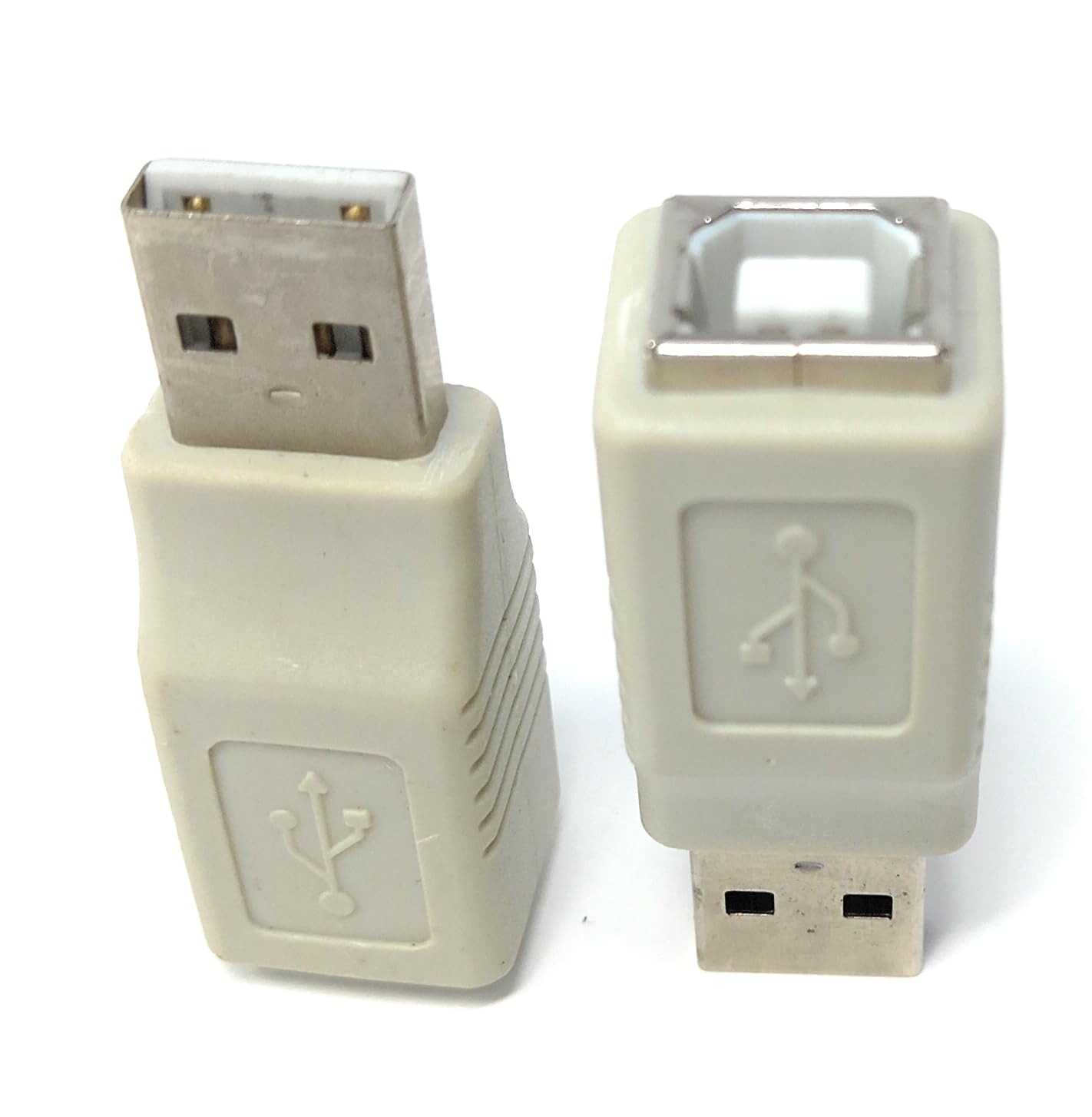 USB 2.0 A Male to Type B Female Adapter Convertor for Printer, Scanner, PC, Music Instruments, Hard Drive