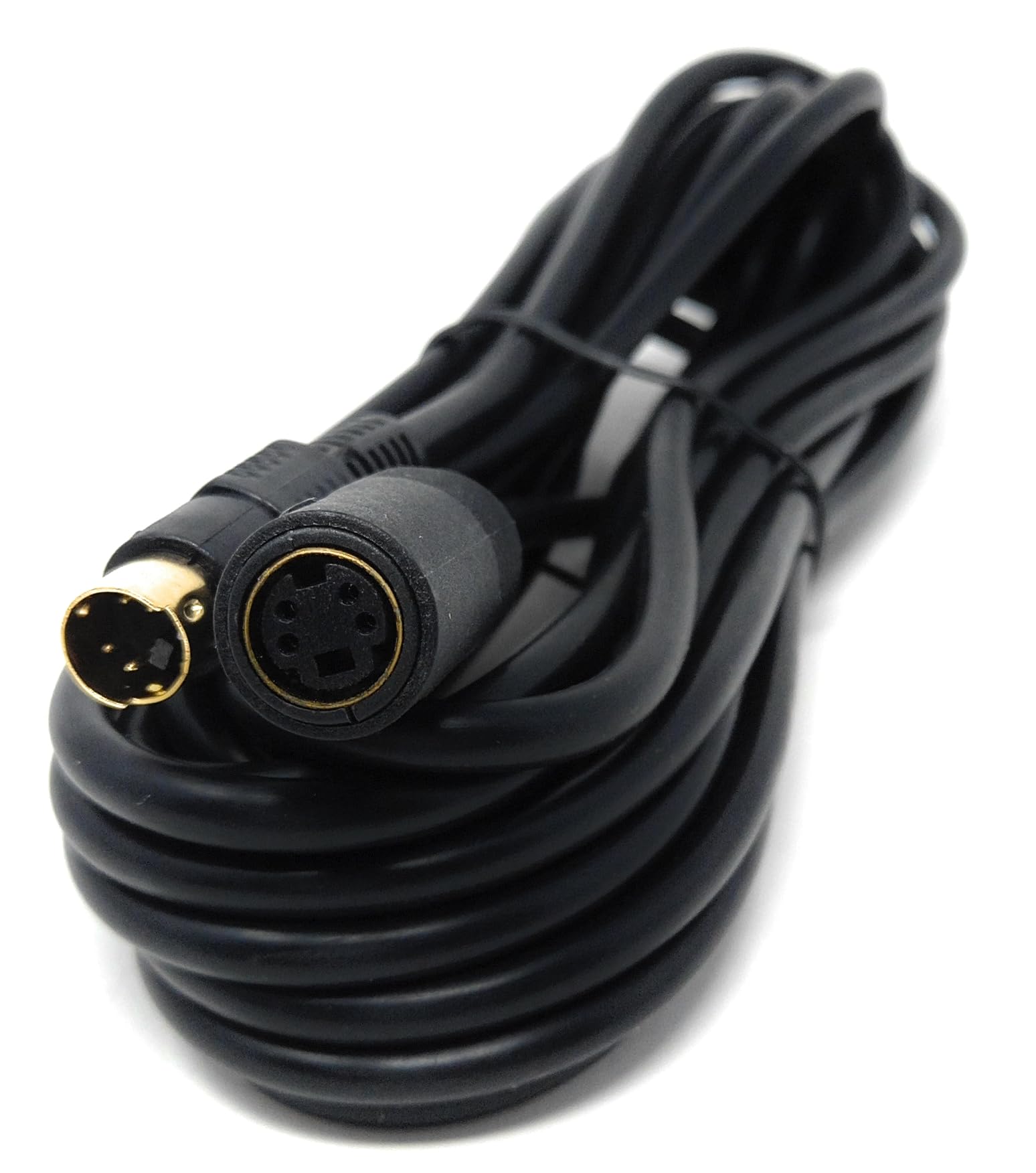 DRUT S-Video Extension Cable, 4 Pin Mini Din (Male to Female) Lead Cord