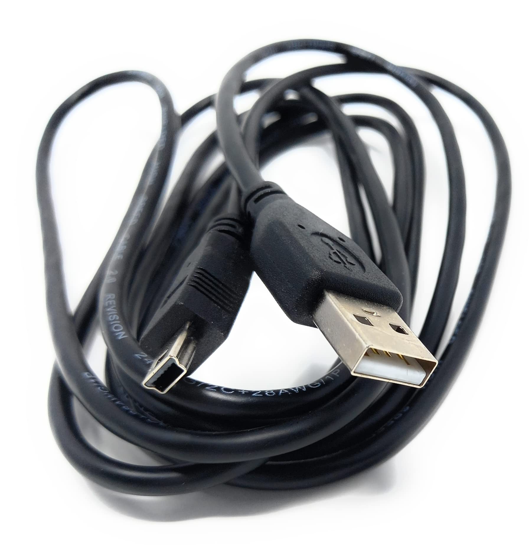 Mini USB to USB 24AWG 2.0 Hi-Speed 2.0 A-Male to Mini-B 5pin Cable Power & Data Lead