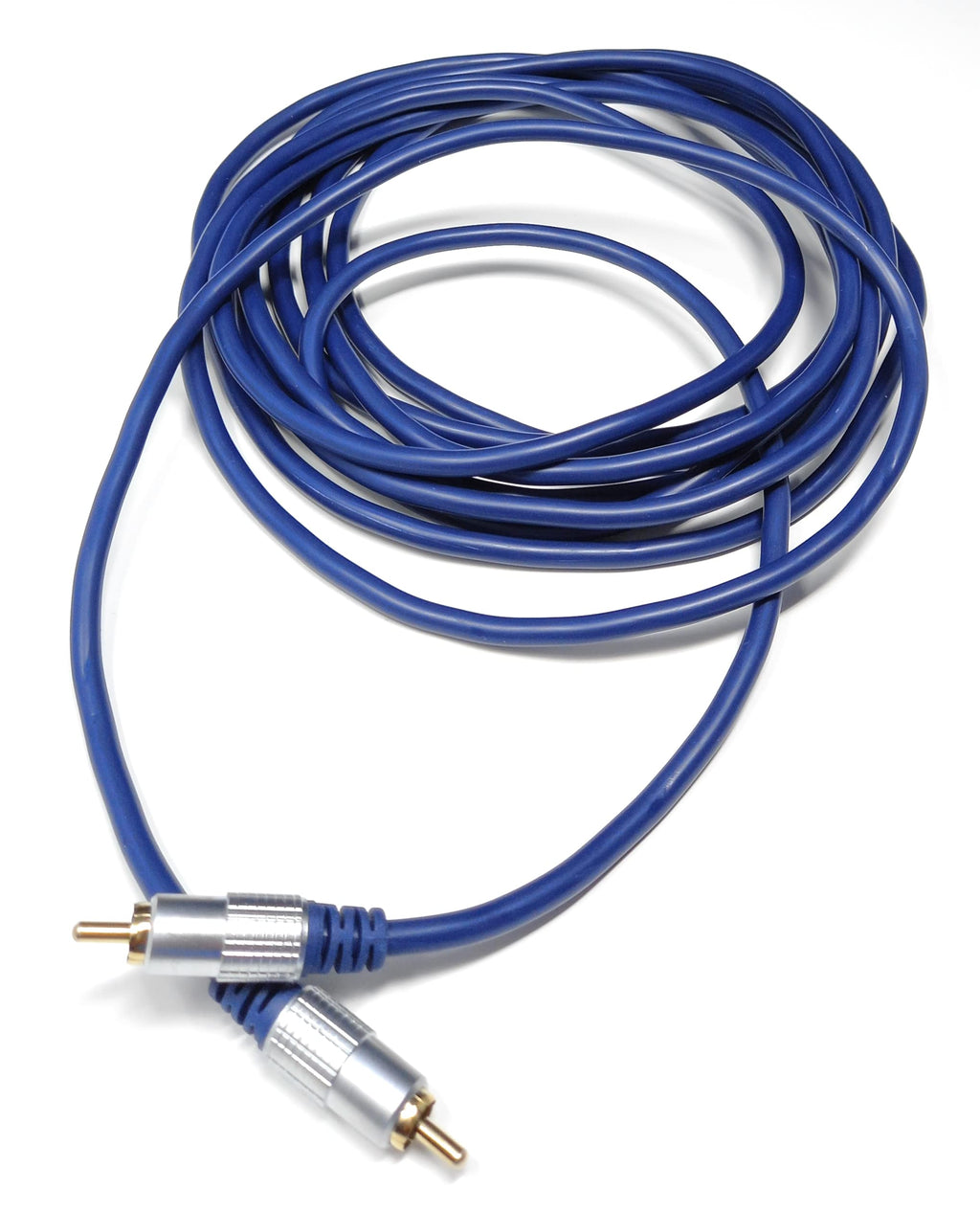 DRUT RCA to RCA Digital Audio 75 Ohm Subwoofer Cable, Designed Specifically for The Very Low-BASS frequencies, OFC SPDIF, Gold Connectors