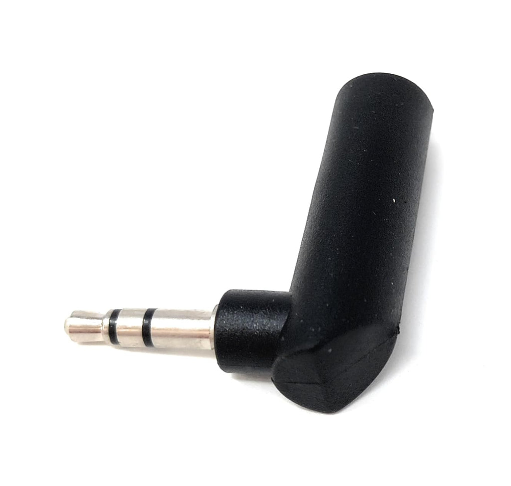 DRUT 3.5mm Stereo Audio Adapter, TRS Right Angle Jack Socket to Plug Connector for Headphones, Amps, Car AUX, Portable Devices