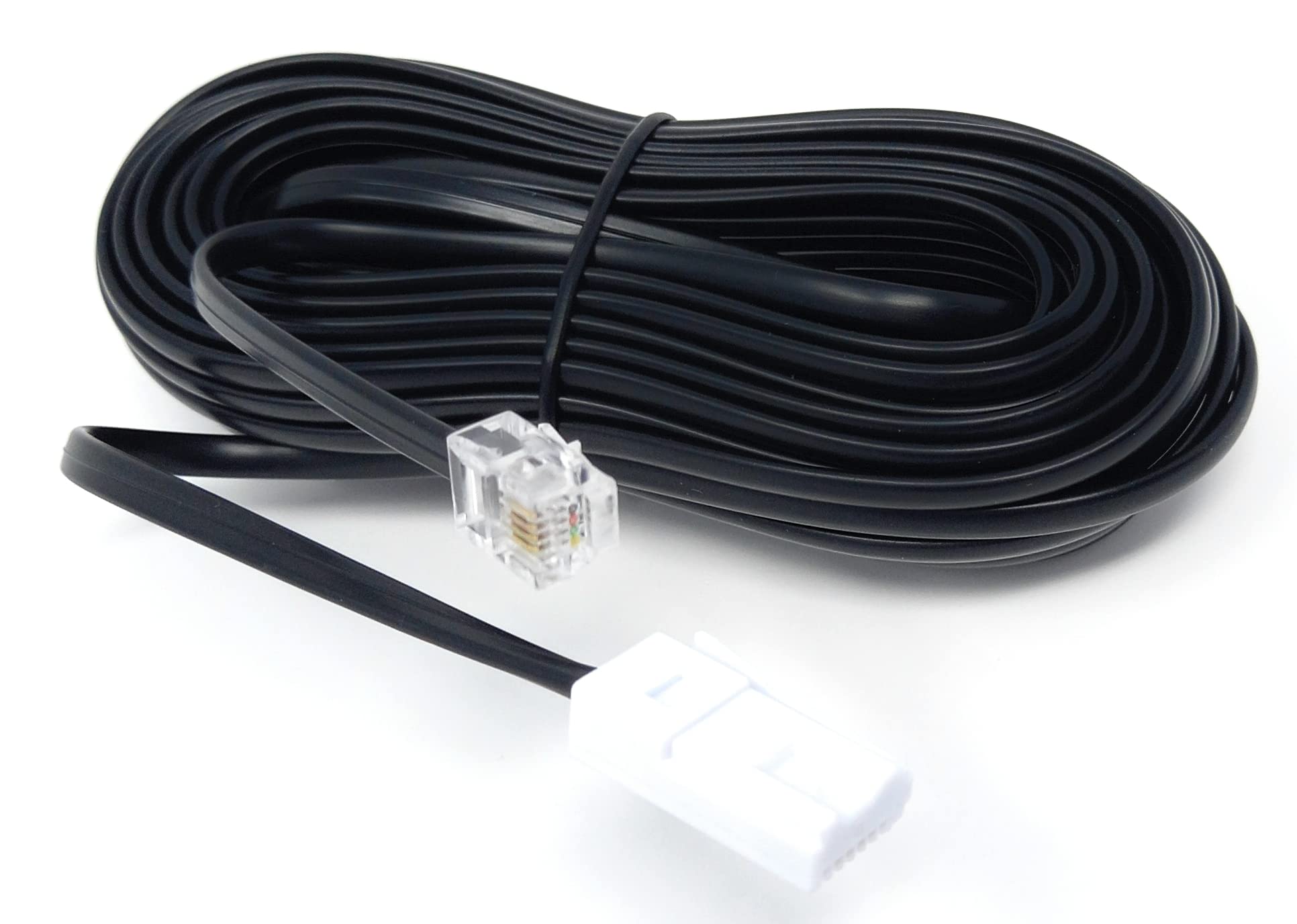 DRUT BT to RJ11 4 Wire (431A) Male to Male UK Telephone Modem Lead Cable