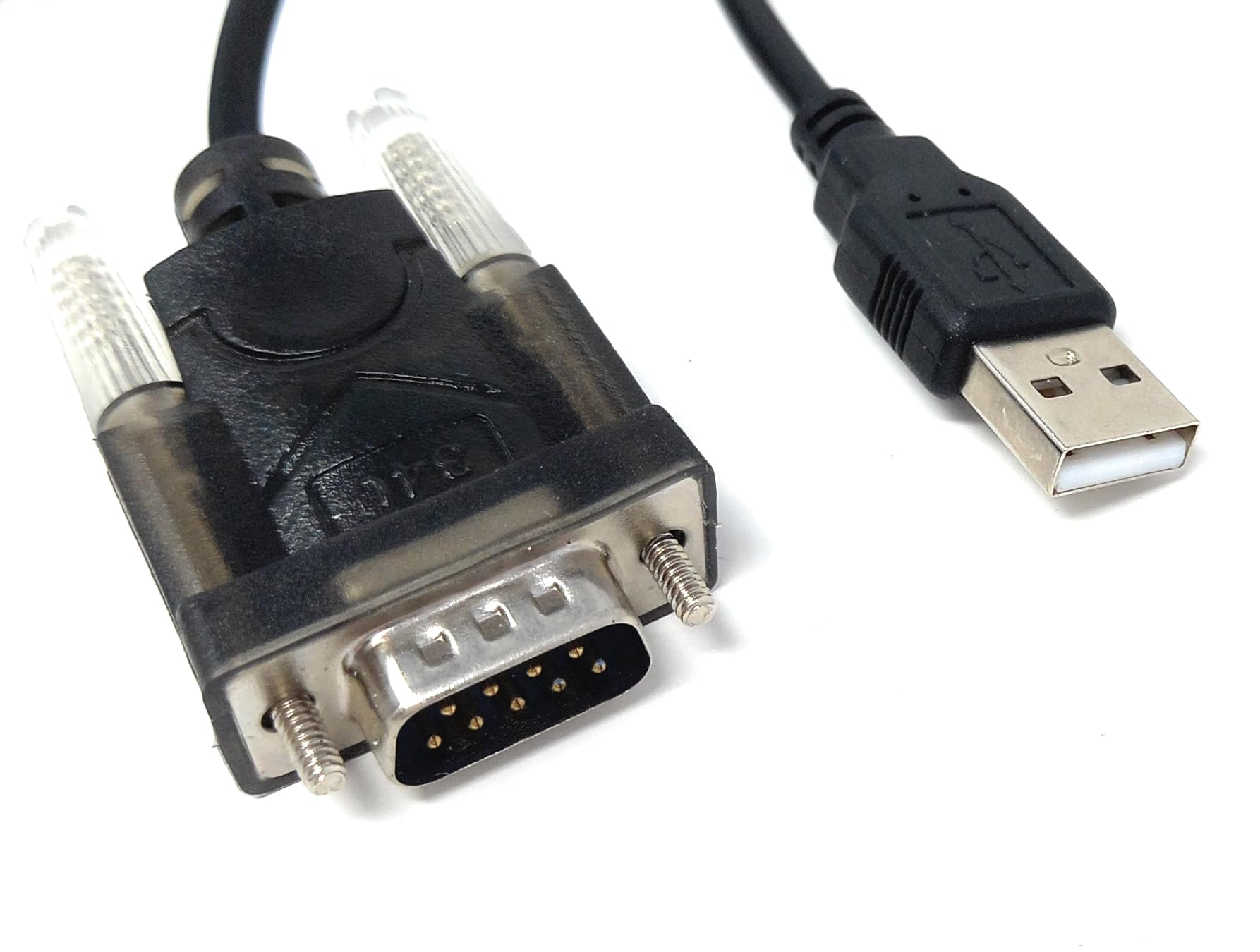 DRUT USB to RS232 DB9 Male Serial Adapter Cable 1.2m USB A to 9-Pin DB9 Male Converter – Supports COM Port Devices – Ideal for CNC, POS, GPS, Modems, PLCs, and Serial Devices