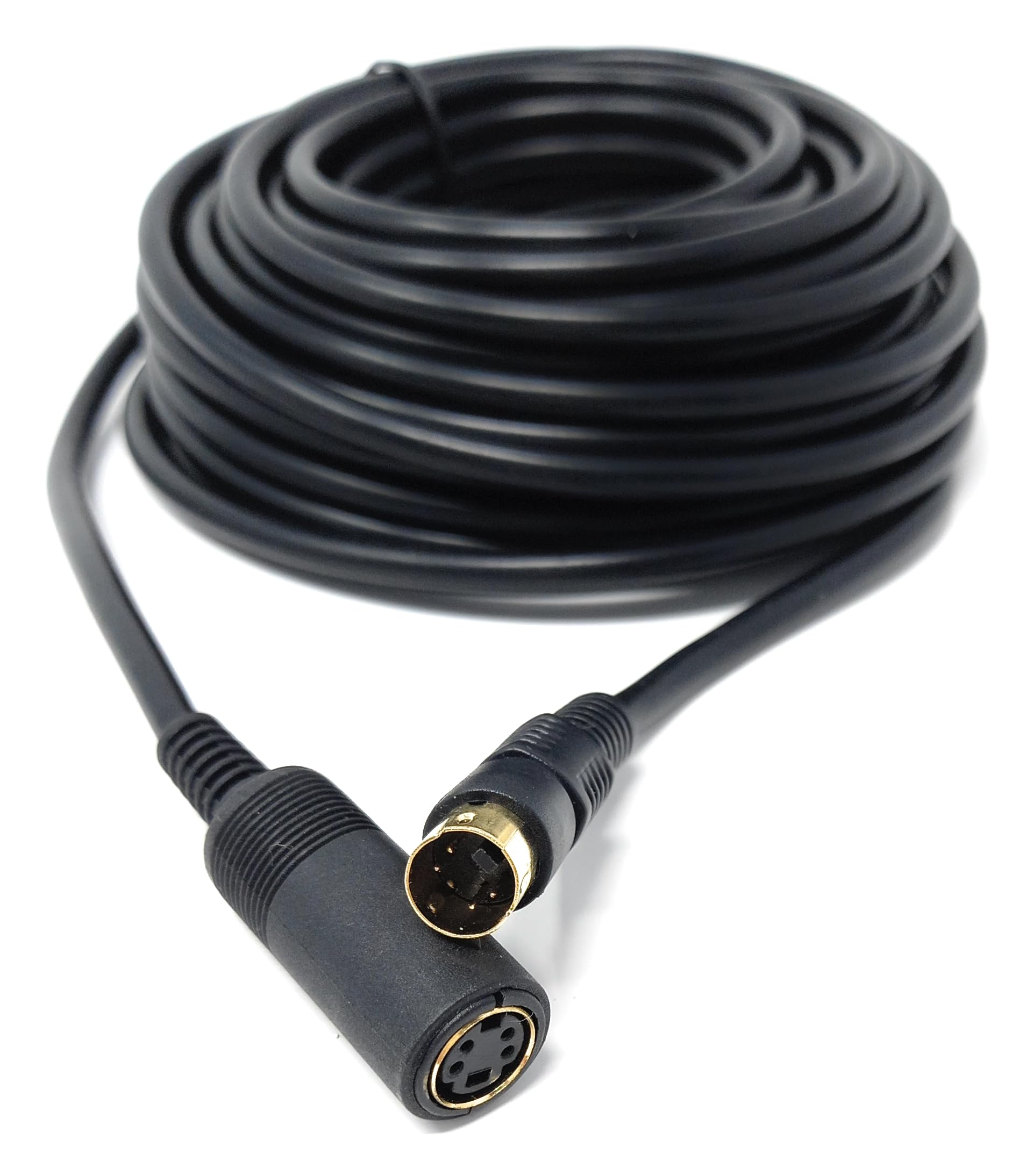 DRUT S-Video Extension Cable, 4 Pin Mini Din (Male to Female) Lead Cord