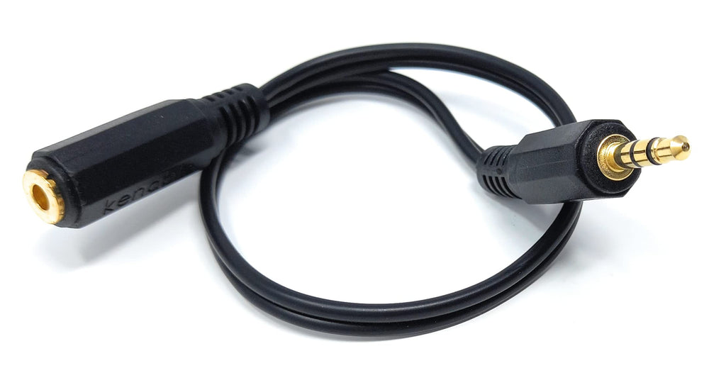 DRUT 3.5mm to 3.5mm Stereo Audio Extension Cable Lead Male to Female Gold Connectors