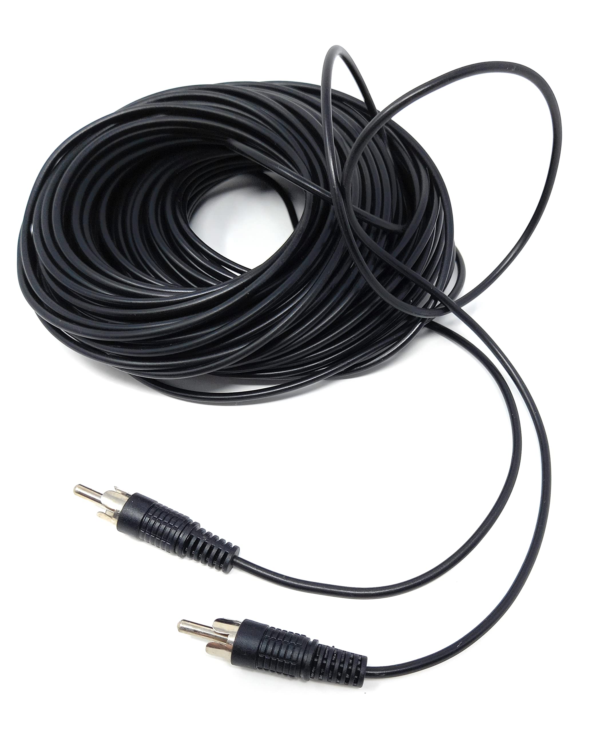 DRUT Single RCA to RCA Phono Plug to Plug Audio Cable, Speaker Male to Male Lead
